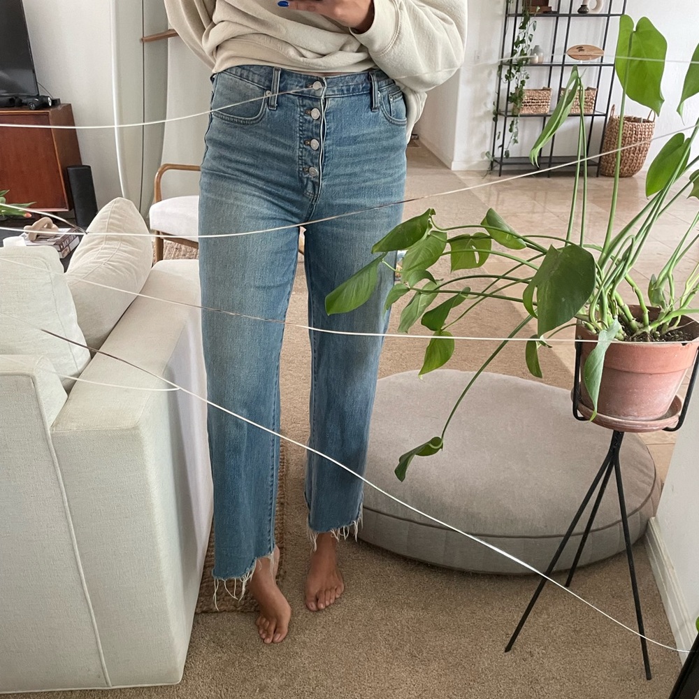 Madewell Wide Leg Crop Jeans 29